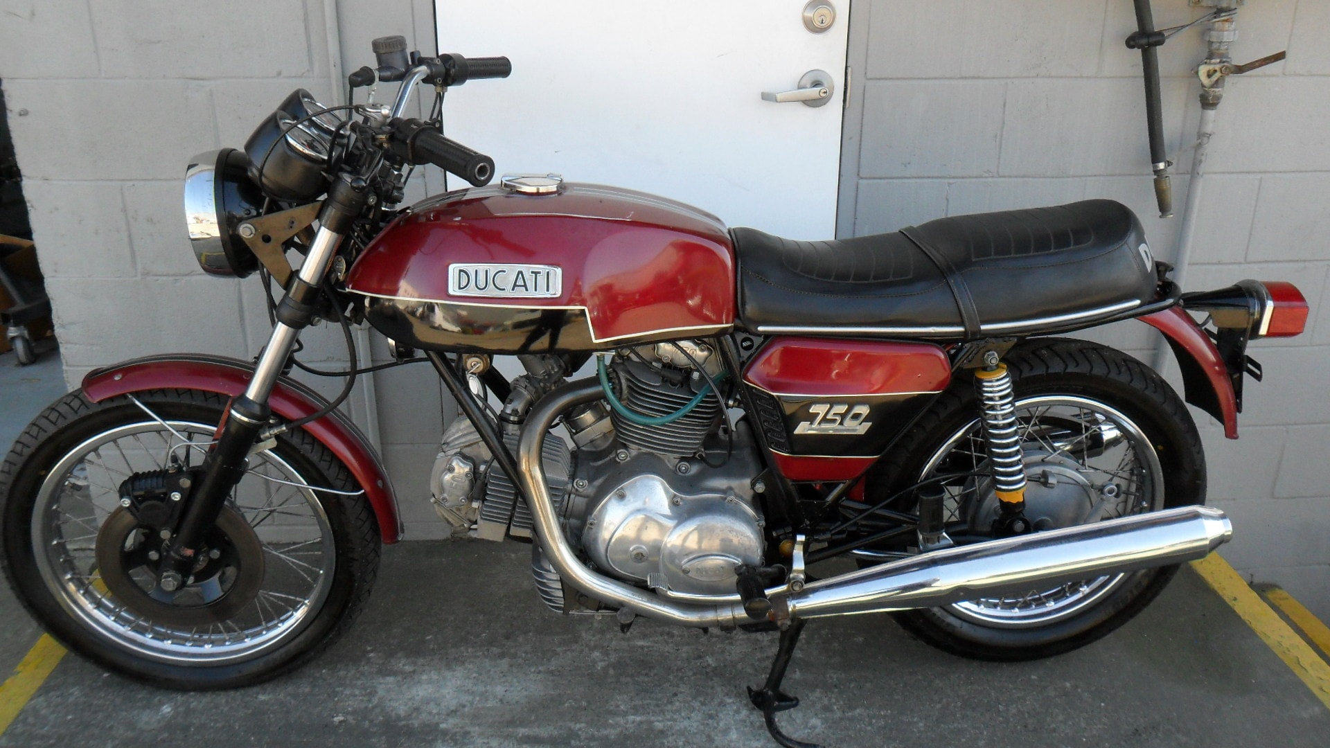 DUCATI GT750 round case, rare original condition SOLD - Classic Motorcycle Sales